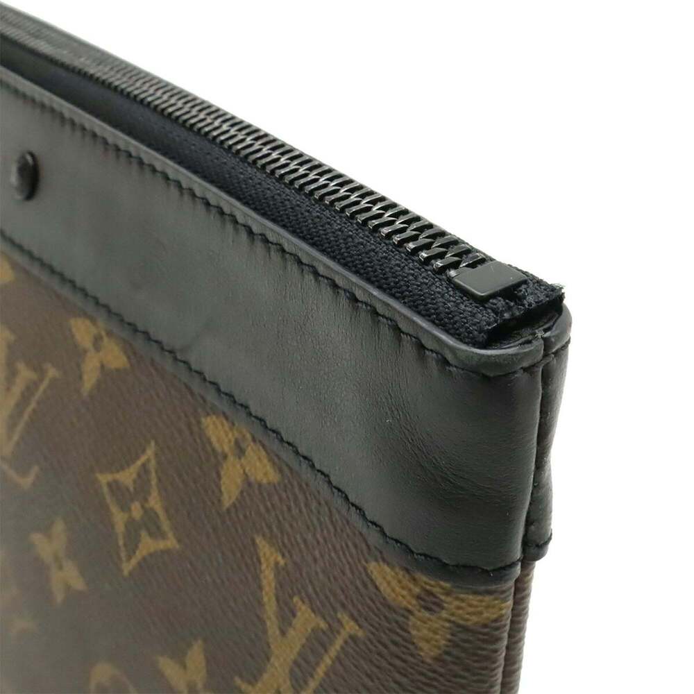LOUIS VUITTON Black Monogram Pochette Clutch Bag - Picture 8 of 9